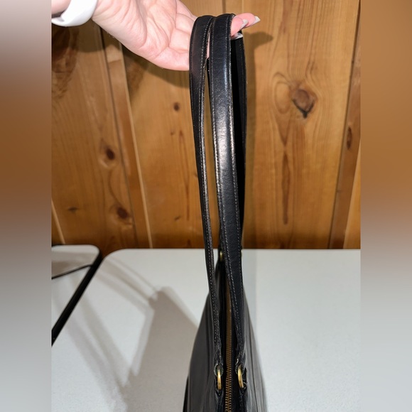 Vintage Coach Tribeca Shopper Handbag Black 9098 - Picture 5 of 10